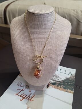 CITRINE Point Toggle Necklace